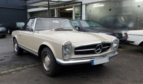 Mercedes-Benz 230 SL , 5 Gang, Beige / Rot