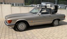 300 SL  Rauchsilber Leder Braun Restaurations Objekt
