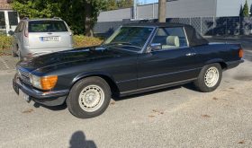 500 SL Blauschwarzmet. Leder Beige