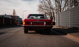 560 SL Signalrot / Leder Dattel wenig km