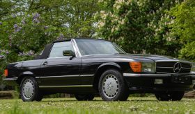 560 SL, Schwarz 040 Leder Grau TOP