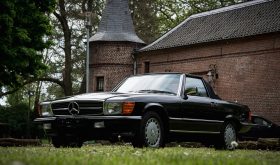 560 SL, Schwarz 040 Leder Grau TOP