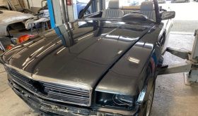 500 SL (Mopf) Blauschwarz / Leder Grau