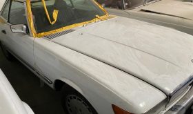 500 SL( Mopf) Artikweiß / Leder Blau