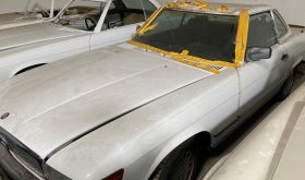 500 SL( Mopf) Artikweiß / Leder Blau