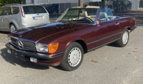560 SL Pajettrotmet. Leder Beige Kanada Ausführung