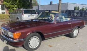 560 SL Pajettrotmet. Leder Beige Kanada Ausführung