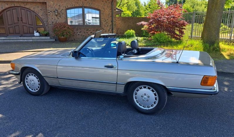 
								Mercedes-Benz SL 500 Rauchsilber / Leder dunkel Braun TOP voll									