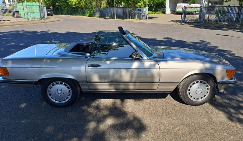 
								Mercedes-Benz SL 500 Rauchsilber / Leder dunkel Braun TOP voll									