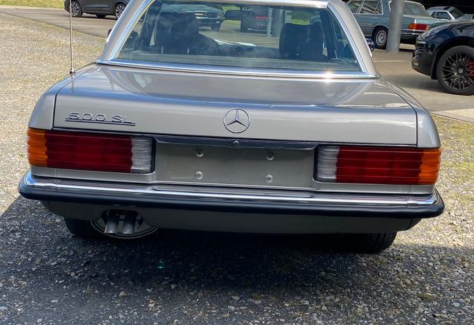 
								Mercedes-Benz SL 500 Rauchsilber / Leder dunkel Braun TOP voll									