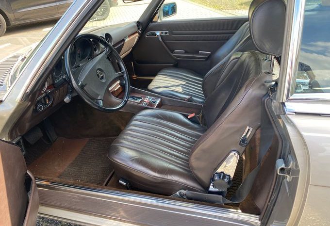 
								Mercedes-Benz SL 500 Rauchsilber / Leder dunkel Braun TOP voll									