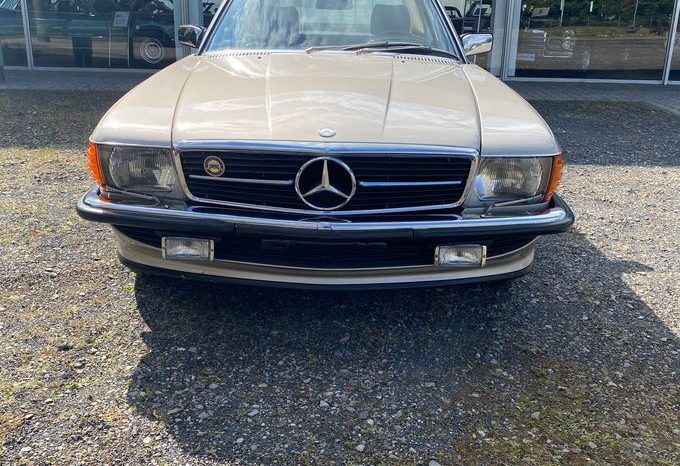 
								Mercedes-Benz SL 500 Rauchsilber / Leder dunkel Braun TOP voll									