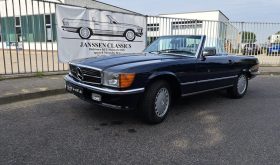 Mercedes-Benz SL 500 dunkel Blau / Leder Grau