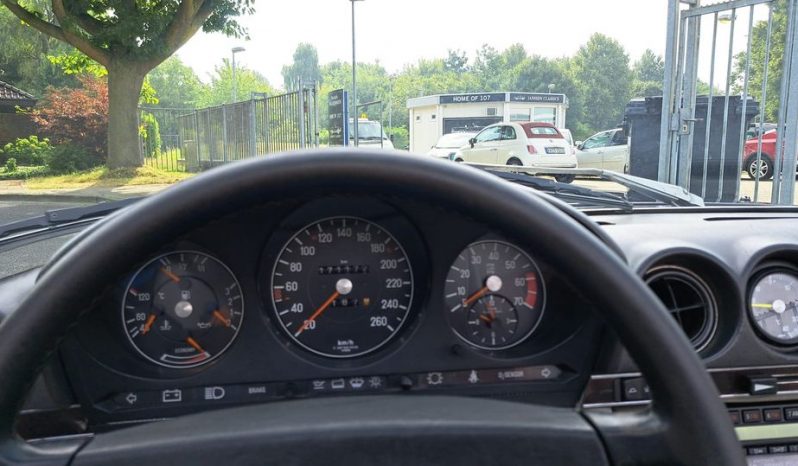 
								Mercedes-Benz SL 500 dunkel Blau / Leder Grau voll									