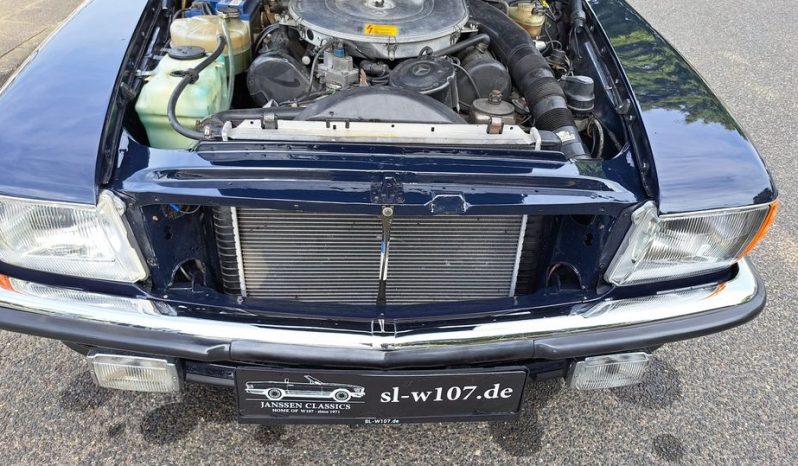
								Mercedes-Benz SL 500 dunkel Blau / Leder Grau voll									