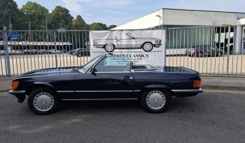 Mercedes-Benz SL 500 dunkel Blau / Leder Grau