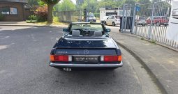 Mercedes-Benz SL 500 dunkel Blau / Leder Grau