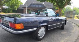 Mercedes-Benz SL 500 dunkel Blau / Leder Grau