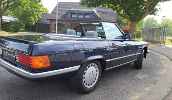 Mercedes-Benz SL 500 dunkel Blau / Leder Grau