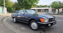 Mercedes-Benz SL 500 dunkel Blau / Leder Grau