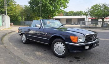 Mercedes-Benz SL 500 dunkel Blau / Leder Grau