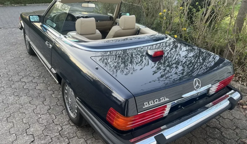 
								560 SL Dunkelblau / Leder Beige inkl. EU Umbau voll									