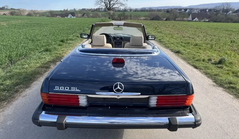 
								560 SL Dunkelblau / Leder Beige inkl. EU Umbau voll									