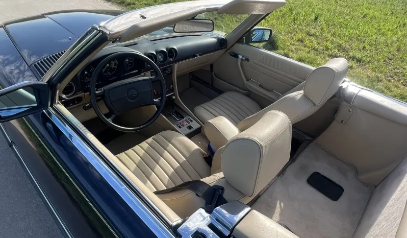 
								560 SL Dunkelblau / Leder Beige inkl. EU Umbau voll									