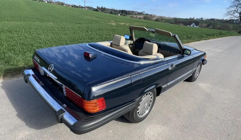 
								560 SL Dunkelblau / Leder Beige inkl. EU Umbau voll									
