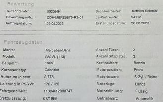 
									Mercedes-Benz SL 280 Restauriert Sehr schön voll								