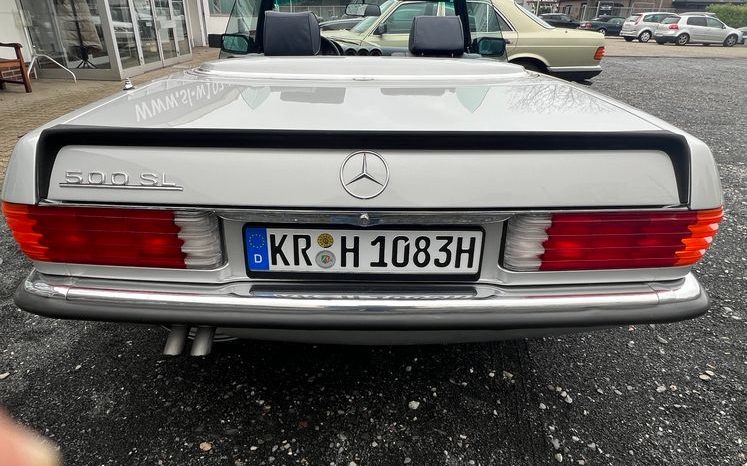 
								500 SL Silber / Leder Blau voll									
