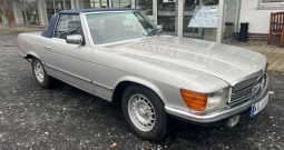 500 SL Silber / Leder Blau