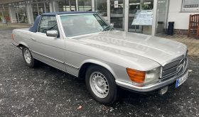 500 SL Silber / Leder Blau