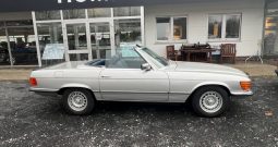 500 SL Silber / Leder Blau