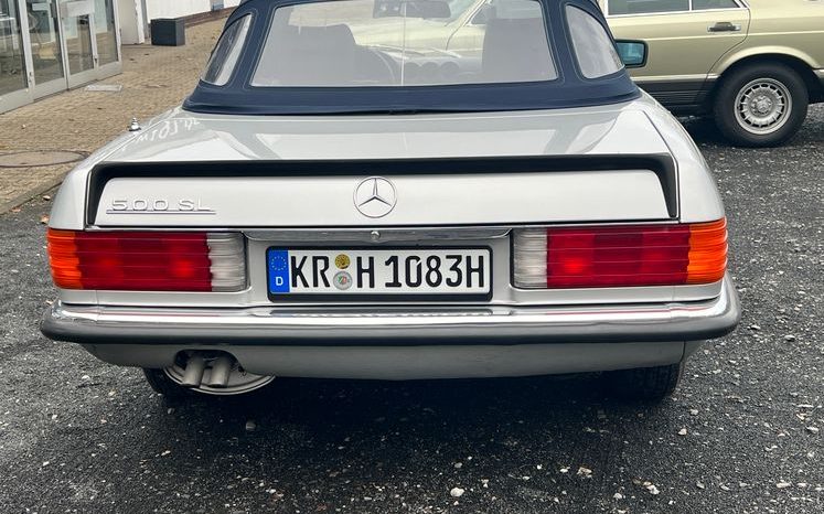 
								500 SL Silber / Leder Blau voll									