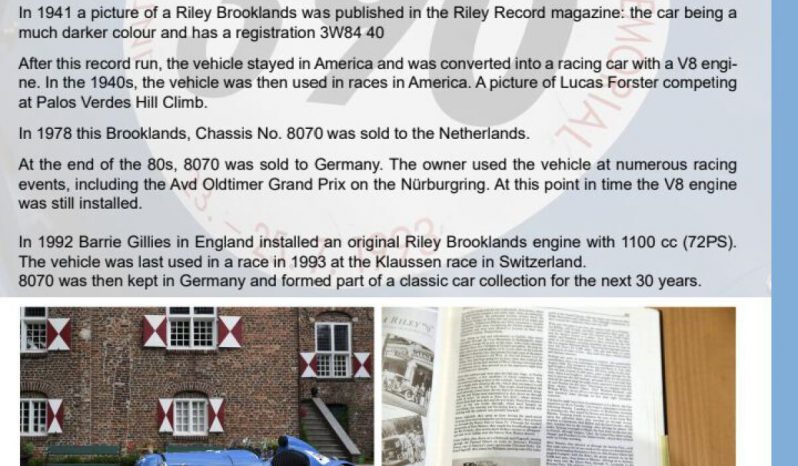 
								Riley Nine Brooklands voll									