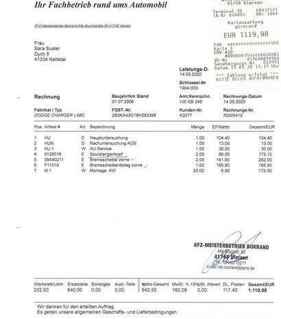 
								Dodge Charger” Super Strech Limo” voll									