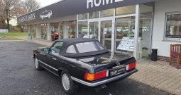 Mercedes-Benz SL 560 Schwarz Uni / Leder Mittelrot