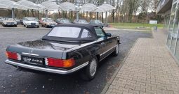 Mercedes-Benz SL 560 Schwarz Uni / Leder Mittelrot