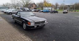 Mercedes-Benz SL 560 Schwarz Uni / Leder Mittelrot