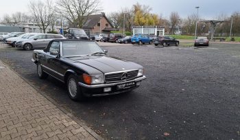 Mercedes-Benz SL 560 Schwarz Uni / Leder Mittelrot