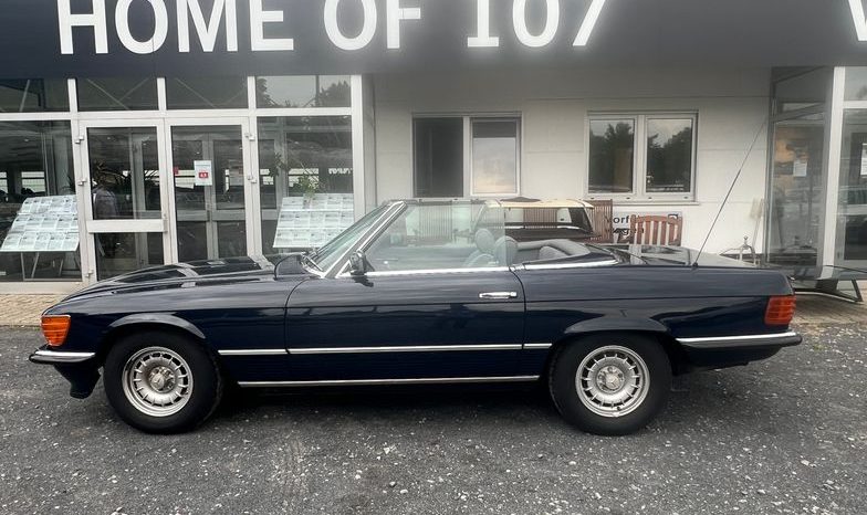
								Mercedes-Benz SL 500 Dunkelblau / Leder Grau / Deutsch voll									