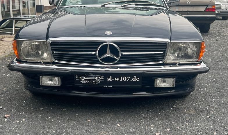 
								Mercedes-Benz SL 500 Dunkelblau / Leder Grau / Deutsch voll									