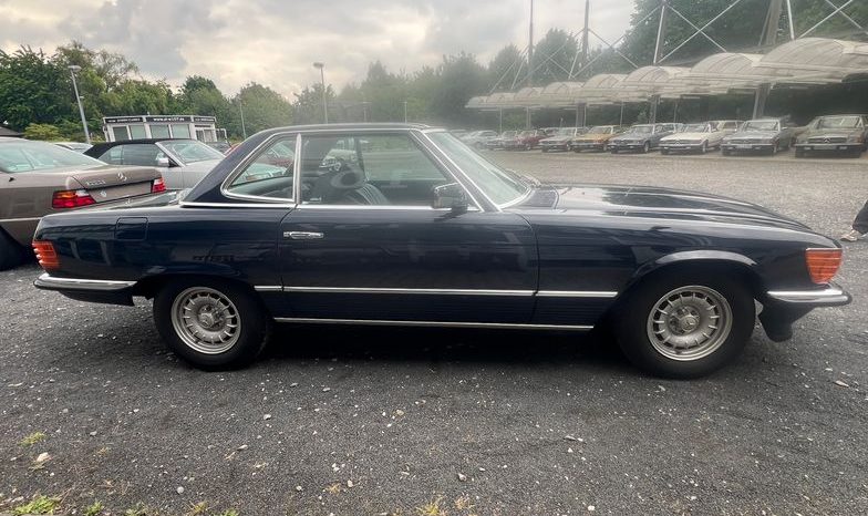
								Mercedes-Benz SL 500 Dunkelblau / Leder Grau / Deutsch voll									