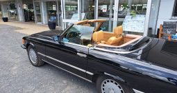 Mercedes-Benz SL 560 Schwarz 040 / Leder Dattel