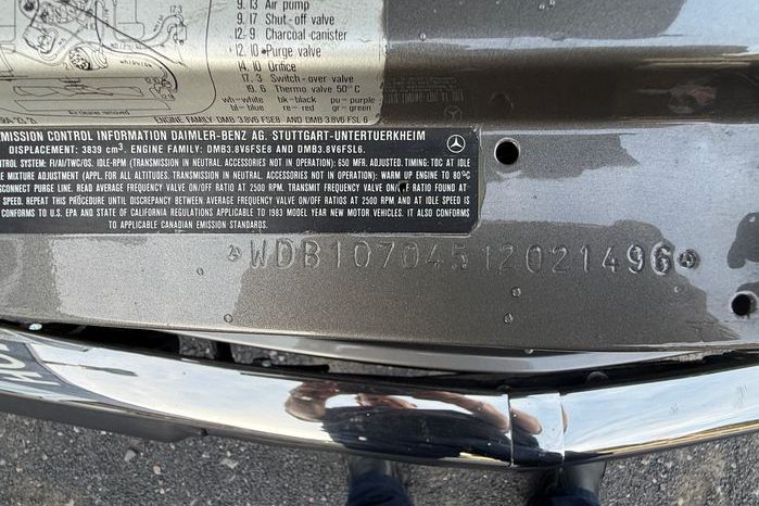 
								380 SL Automatik/ Anthrazit sehr schön voll									