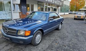 Mercedes-Benz 500SEC 2.Hand,Deutsch, Scheckheft